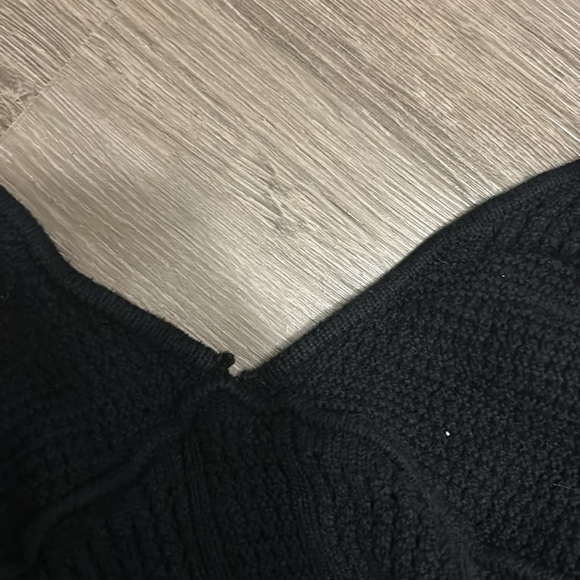 Alo Open-Knit Chase The Sun Corset Tank in size small - Picture 4 of 5